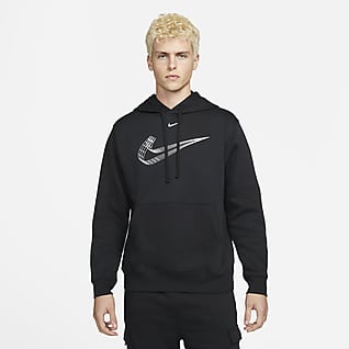Nike Sportswear Pullover-hættetrøje i fleece til mænd
