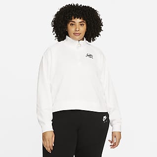 women's white nike sweatshirt