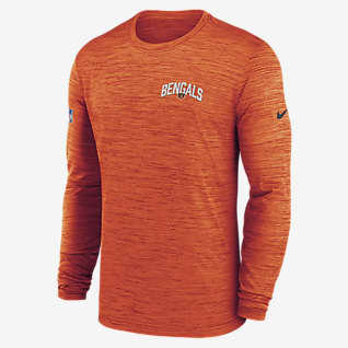 Nike Dri-FIT Velocity Athletic Stack (NFL Cincinnati Bengals) Men's Long-Sleeve T-Shirt