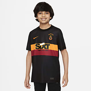 Galatasaray (wersja wyjazdowa) Koszulka piłkarska z krótkim rękawem dla dużych dzieci Nike Dri-FIT