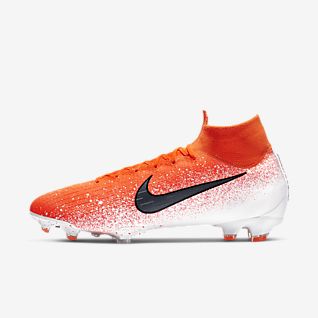 orange nike football shoes