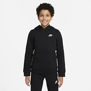 Nike Sportswear Club Kapucnis, belebújós pulóver nagyobb gyerekeknek