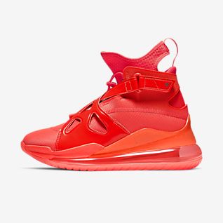 zapatos jordan rojos para mujer