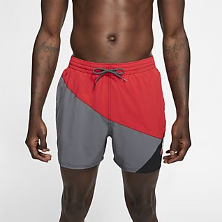 nike red swim trunks