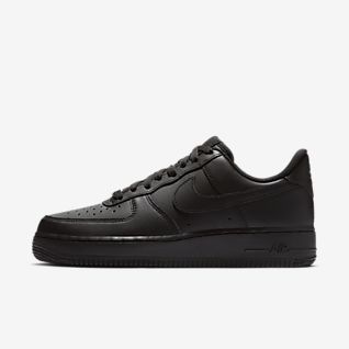 nike shoes plain black