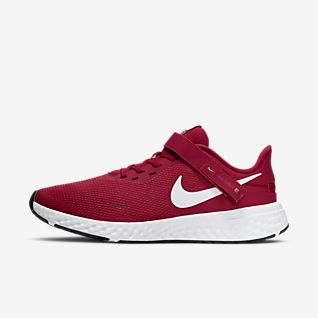 nike red and white women's shoes