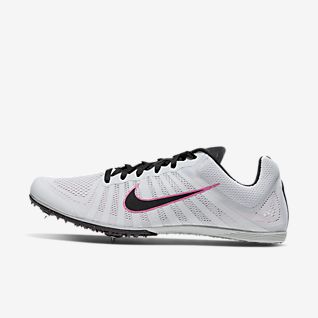 white nike spikes