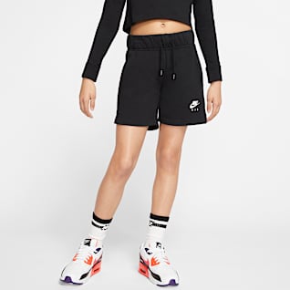 Nike sweat shorts girls clearance