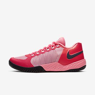 red tennis shoes womens