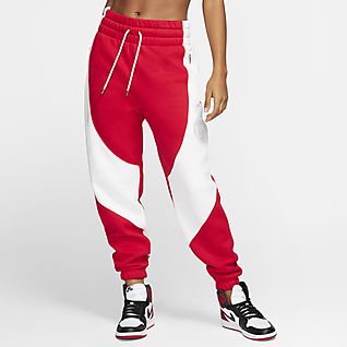 jordan red sweatpants