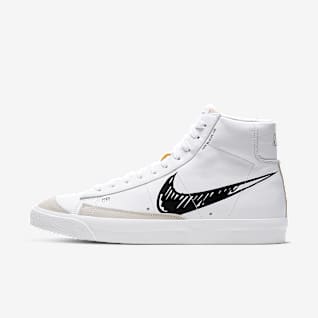 nike blazer mid vintage homme argent