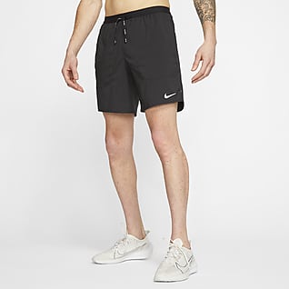 Nike Flex Stride Hardloopshorts met binnenbroek voor heren (18 cm)