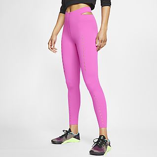 lime green nike tights