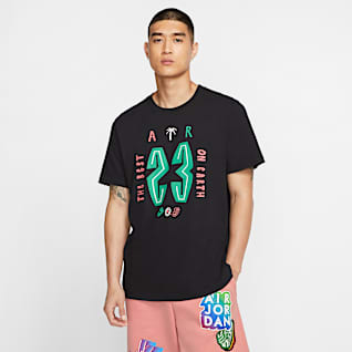 t shirt jordan graphic crew