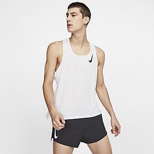 nike aeroswift tank white