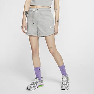 Nike Sportswear Essential Calções em tecido moletão para mulher