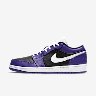 purple shoes