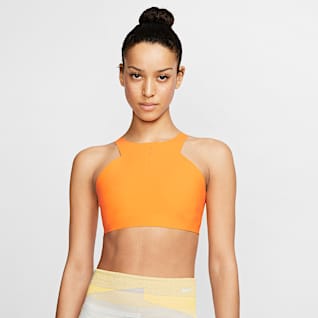 yellow nike bra