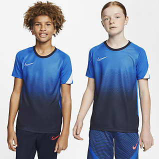 Nike Dri-FIT Academy Κοντομάνικη ποδοσφαιρική μπλούζα για μεγάλα παιδιά