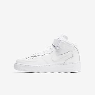 air force 1 white mid top