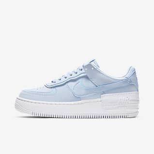 Women's Blue Air Force 1 Shoes. Nike HU Women's Blue Air Force 1 Shoes. Nike HU