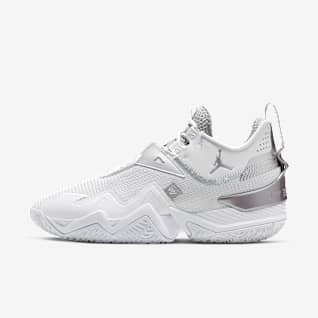 russell westbrook all white shoes