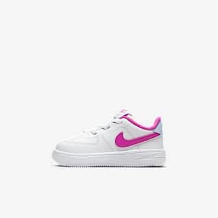 nike pale pink air force 1 ss trainers youth