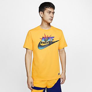 nike blue and yellow shirt