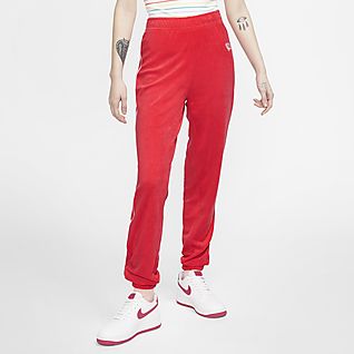 red nike womens tracksuit