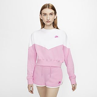 pink nike hoodie womens