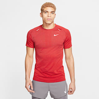 L or XL M Red Blue Grey or Black Men/'s Nike Dri-Fit T-Shirt Tee S New