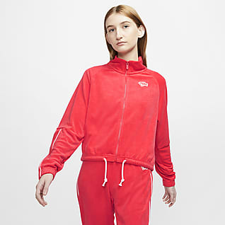 red nike air tracksuit