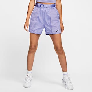 baby blue nike sweat shorts