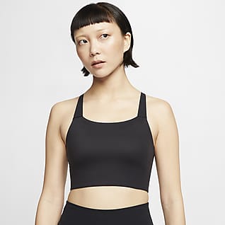 Nike Swoosh Luxe 女款中度支撐型襯墊運動內衣