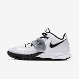 kyrie irving shoes black and white