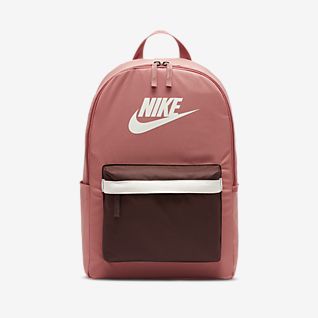 red and white nike backpack