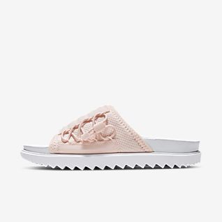 pink nike sandals womens