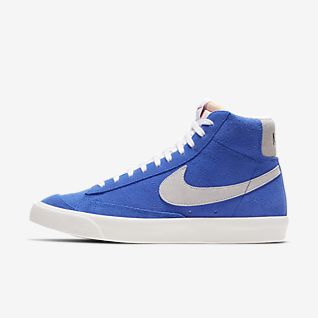 all blue nike shoes