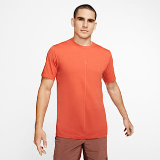 orange nike miler t shirt