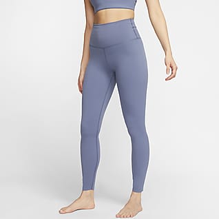 Nike Yoga Dri-FIT Luxe Женские слегка укороченные леггинсы из ткани Infinalon с высокой посадкой