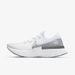 White Running Shoes Nike Gb
