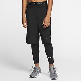 nike youth compression tights