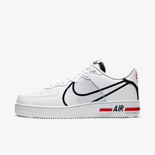 nike air force 1 mens white black tick