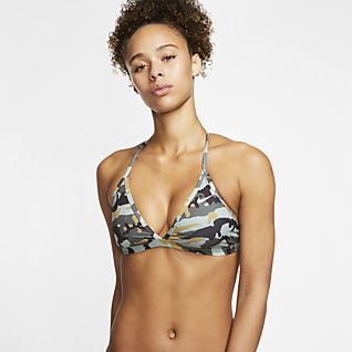 nike swim ribbed bikini