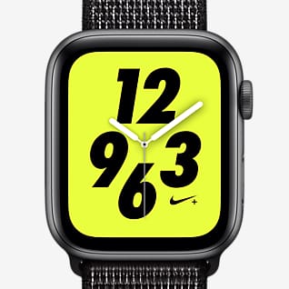 Apple Watch Nike+ Series 4 (GPS + Mobilfunk) mit Nike Sport Loop 44-mm-Sportuhr