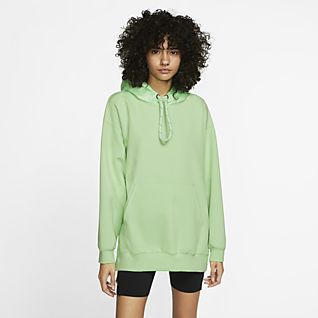 lime green nike hoodie womens
