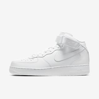 white air forces mid tops