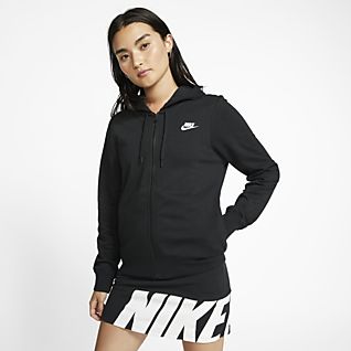 womens nike black hoodie