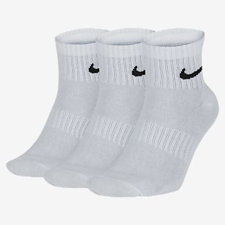 nike short socks white
