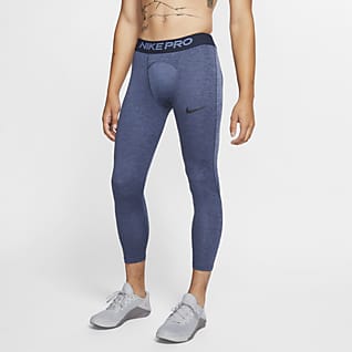 nike blue compression pants